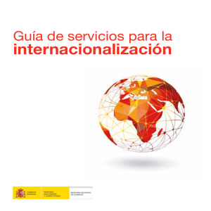 Guía de servicios para la internacionalización 2016