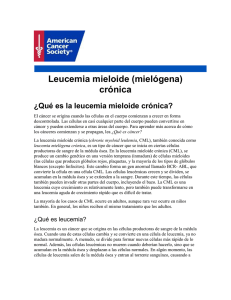 Leucemia mieloide (mielógena) crónica