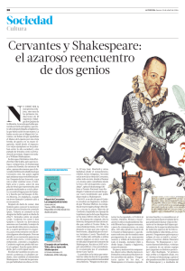 Cervantes y Shakespeare: el azaroso reencuentro de