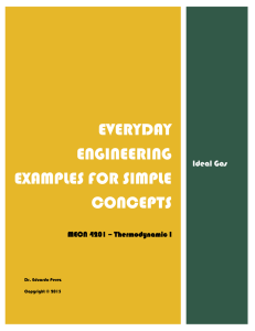 Ideal Gas - Everyday Engineering Examples