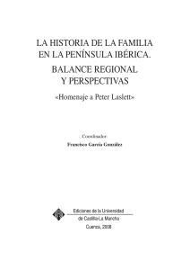La historia de la familia en Extremadura - Universidad de Castilla