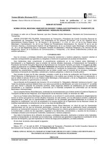 Normas Oficiales Mexicanas SCT2 NOM-007-SCT2-2002 1