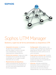 Sophos UTM Manager