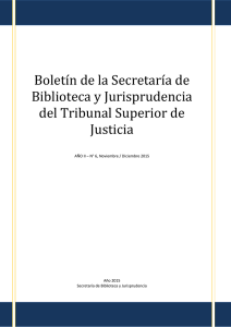 Boletín N° 6/15 - Poder Judicial de Neuquén.