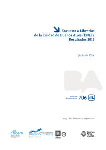 Encuesta a Librerías de la Ciudad de Buenos Aires (ENLI