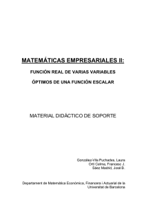 Mat Emp II Tema 1 i 2 - Universitat de Barcelona