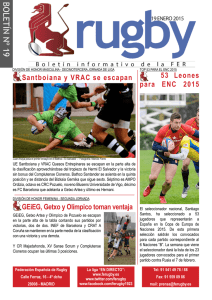 Boletín 19 - Federación Española de Rugby