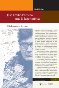 José Emilio Pacheco ante la heteronimia El lado apócrifo del autor