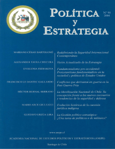 edición nº 95 - ANEPE – Academia Nacional de Estudios Políticos y