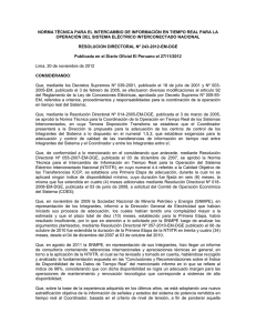 Resolución Directoral N° 243-2012-EM/DGE