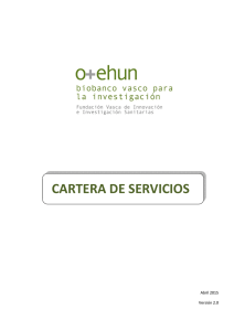 Catálogo de Servicios