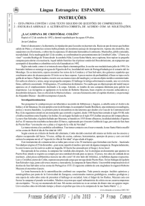 Processo Seletivo/UFU - Julho 2003 - 2ª Prova Comum