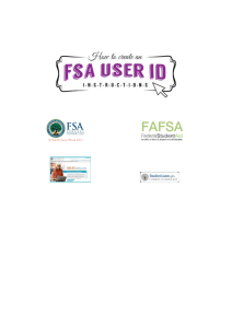 Como solicitar FSA-ID