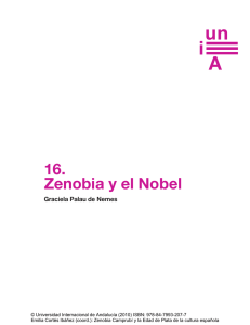 16. Zenobia y el Nobel
