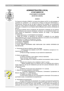 ADMINISTRACIÓN LOCAL - Boletin Oficial de Aragón