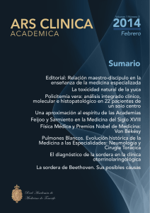 Sumario - Real Academia de Medicina de Tenerife