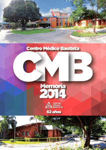 Memoria - Centro Medico Bautista