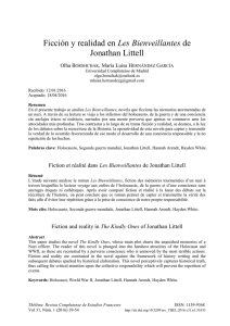 Ficción y realidad en Les Bienveillantes de Jonathan Littell