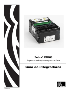 Zebra® KR403 Guía de integradores