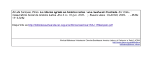 La reforma agraria en América Latina : una revolución