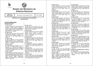 30 / 09 / 2013 - Ministerio de Defensa Nacional