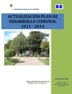 ACTUALIZACIÓN PLAN DE DESARROLLO COMUNAL 2011