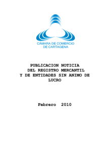 002.boletin febrero 2010 - Cámara de Comercio de Cartagena