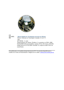 CD 333.17072 México biodiverso: Ecosistemas terrestres de México