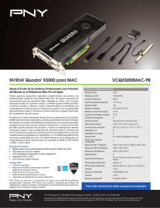 NVIDIA® Quadro® K5000 para MAC VCQK5000MAC-PB