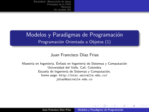 Modelos y Paradigmas de Programación