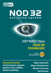 ESET NOD32 Típica Guía de Instalación