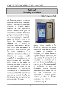 Carta Informativa 30 - Universidad Nacional de La Matanza