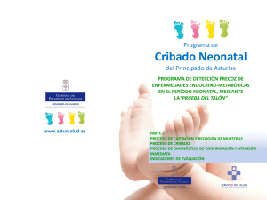 2014 Programa de Cribado Neonatal del PPDO Asturias pdf