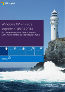 Windows XP – Fin de soporte el 08.04.2014