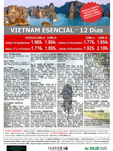 super oferta vietnam esencial 12 días