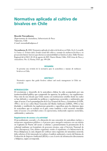 Normativa aplicada al cultivo de bivalvos en Chile