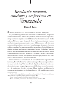 Elizabeth Burgos. Revolución nacional, etnicismo y