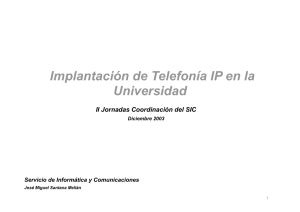 Teléfonos IP - Servicio de Informática de la ULPGC