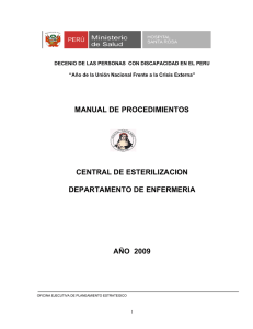 manual de procedimientos central de esterilizacion