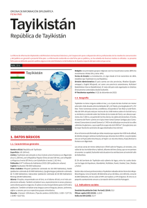 Tayikistán - Ministerio de Asuntos Exteriores y de Cooperación