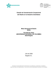 Estudio de Caracterización - Repositorio Institucional del Servicio