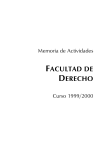 Memoria Académica 1999 - ICADE - Universidad Pontificia Comillas