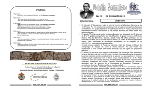 Boletín Normalista No. 12/2012 - Benemérita Escuela Normal