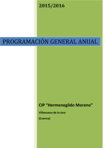programación general anual - CEIP Hermenegildo Moreno
