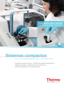 Sistemas compactos - Thermo Fisher Scientific