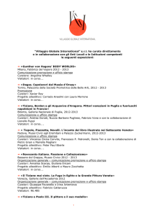 MOSTRE (PDF file - 527 Kb) - Villaggio Globale International