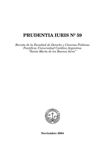 Prudentia Iuris, 2004, n°59 (número completo)