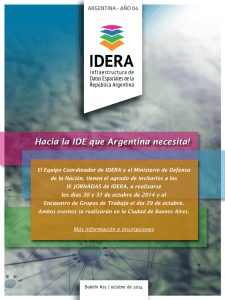Hacia la IDE que Argentina necesita!