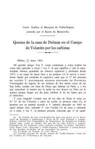 Carta inédita del Marqués de Valde