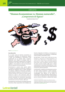 08. Homos Economicus vs. Homos naturalis… Leidy M. Reyes P